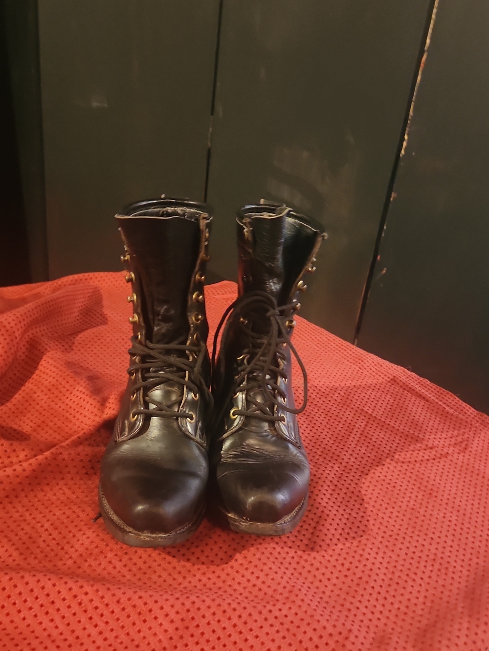 Dayton Black Lace-up Boots | Women's
